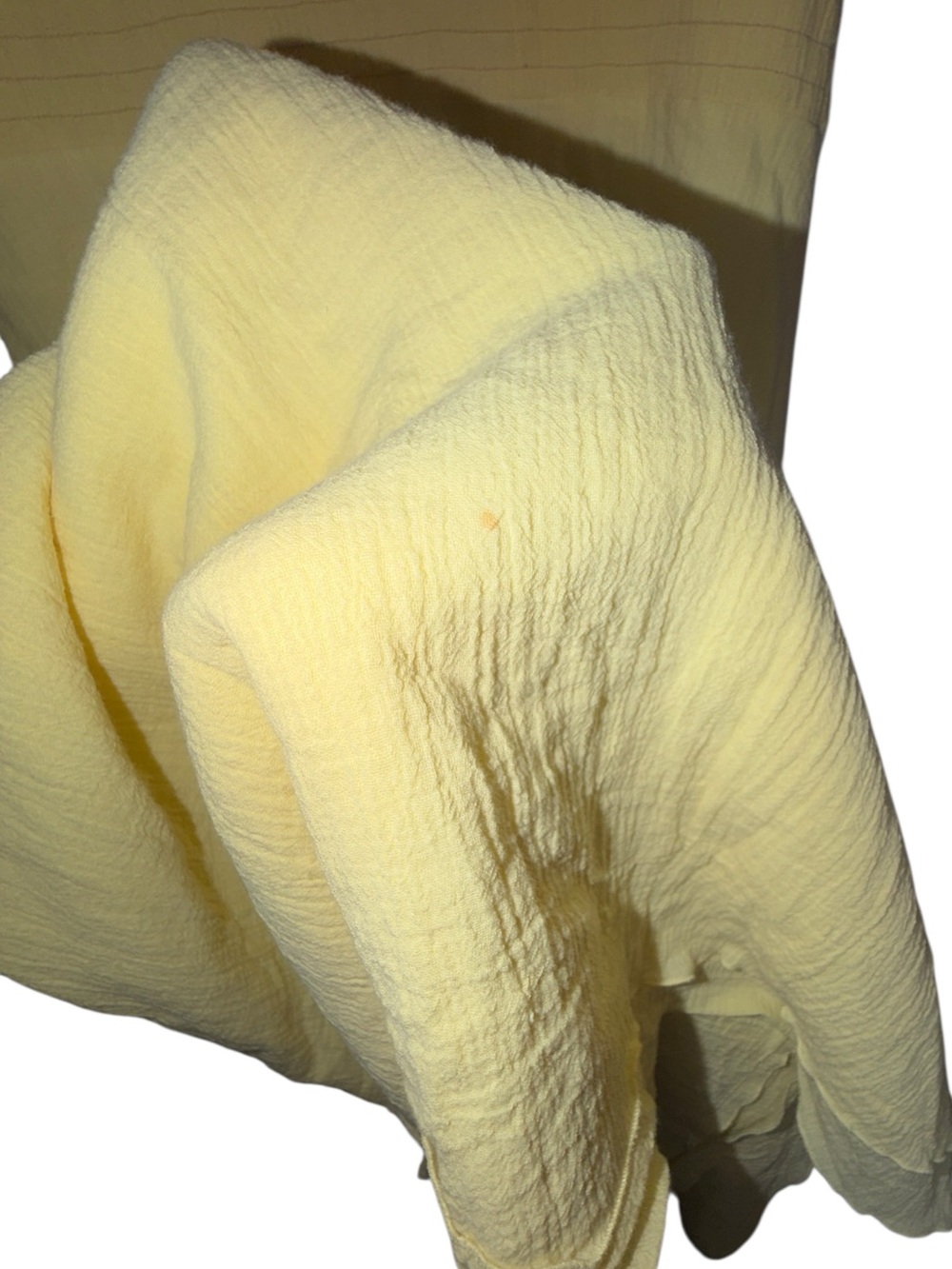 Soft Surroundings Pale Yellow Sleeveless V-Neck Dress - Picture 6 of 6